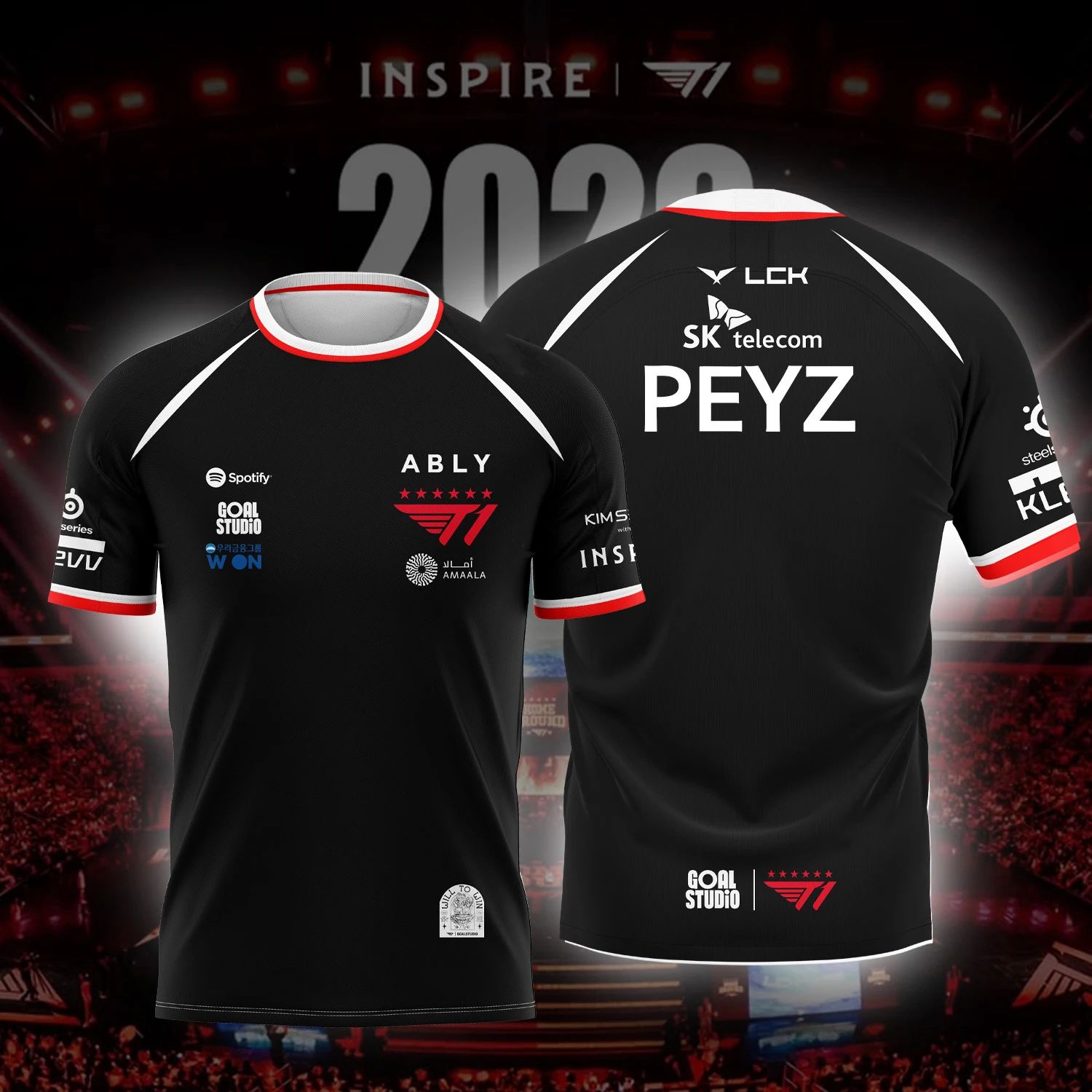 Esports Gaming Team - قميص فريق T1 ESPORTS الجديد لعام