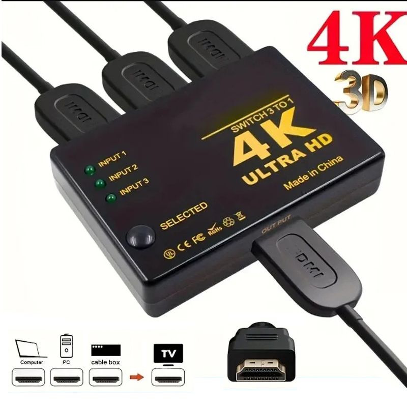 Esports Gaming Hub - HDMI-متوافق التبديل 4K الجلاد 3 في