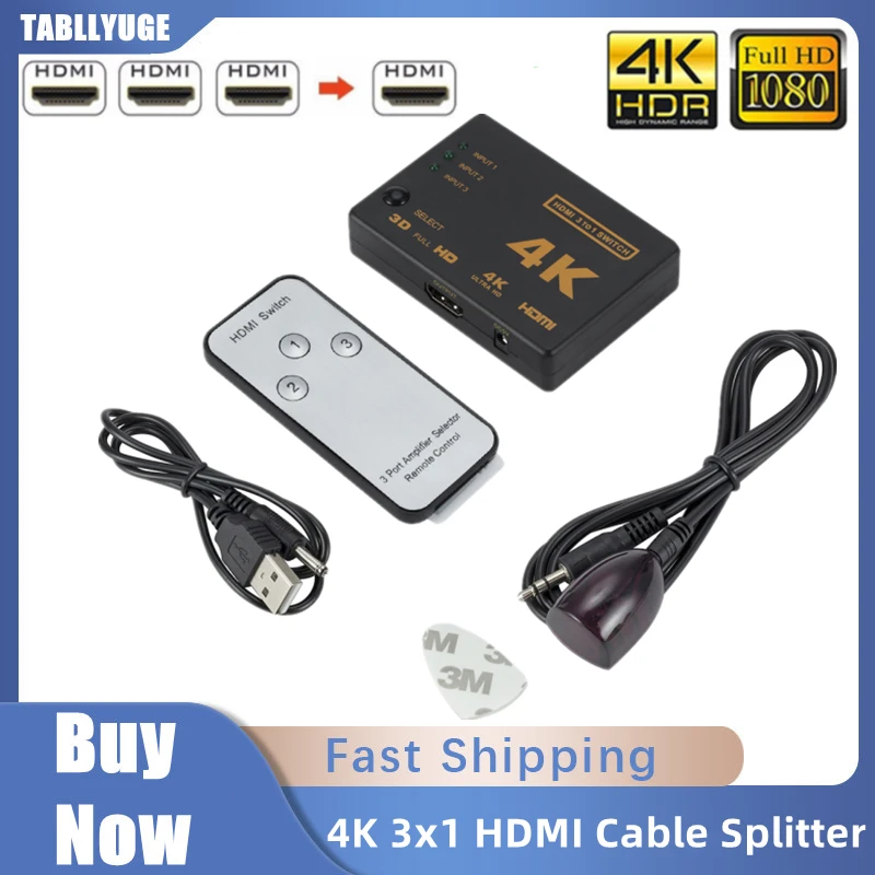 Esports Gaming Hub - محول 4K متوافق مع HDMI ،