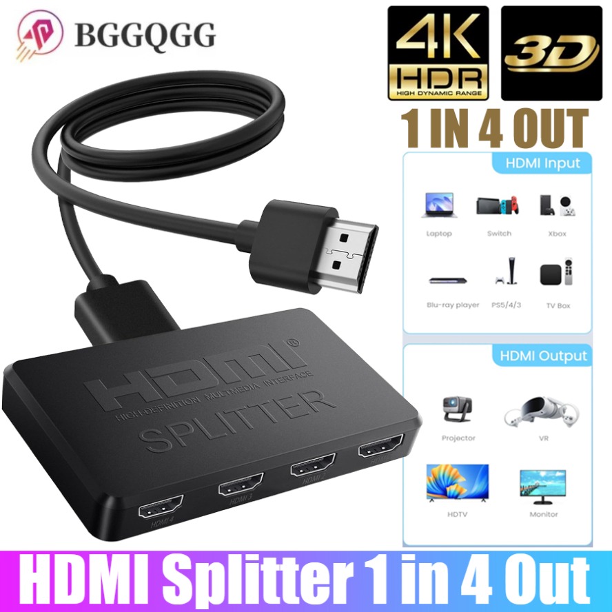Esports Gaming Hub - 4K HDMI الفاصل 1 في 4