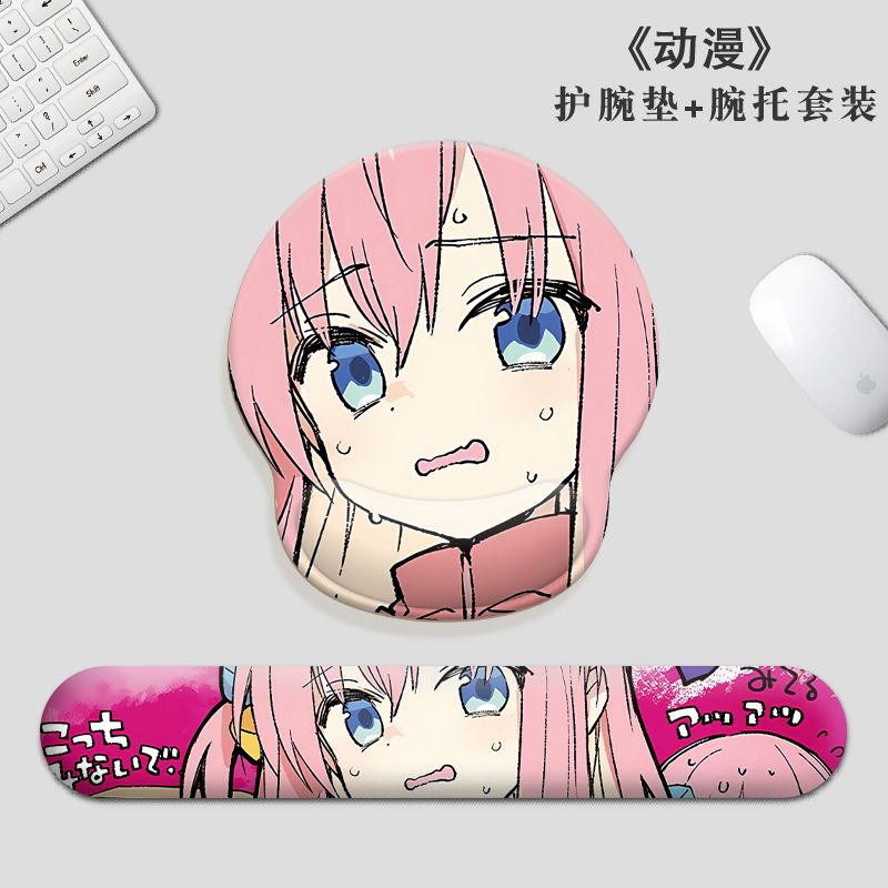 Keyboard Tenkeyless - Hatsune Miku لوحة ماوس مكتب مضادة