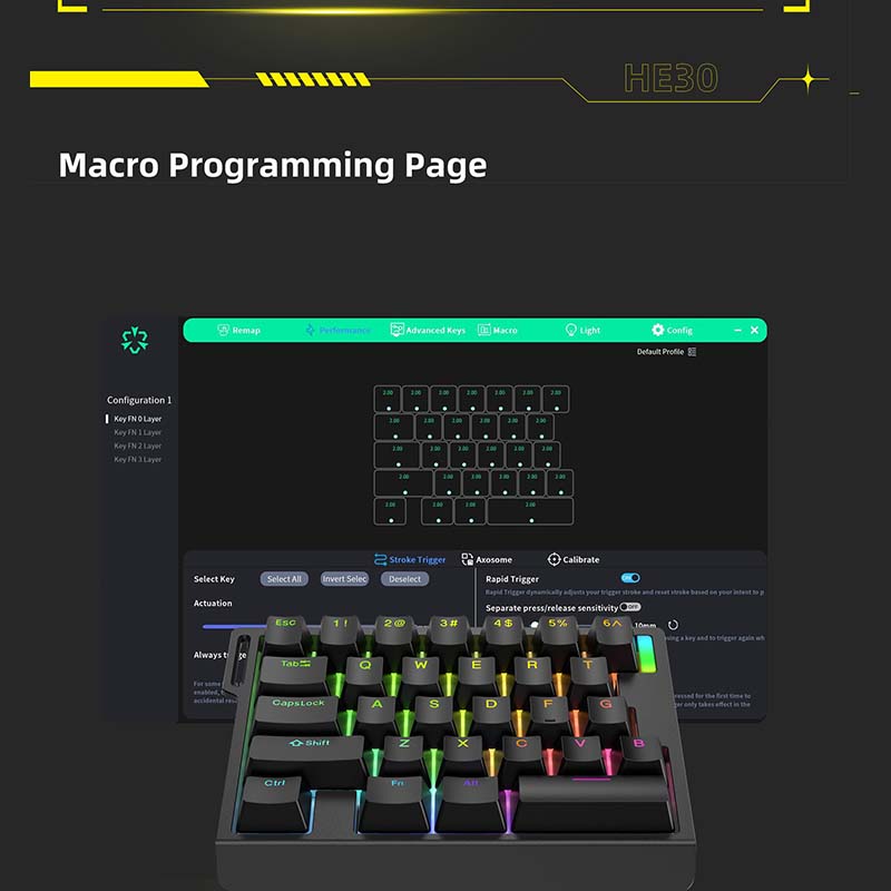 لوحة مفاتيح ألعاب ميكانيكية HE - مراجعة Esports Gaming Keyboard وسعره