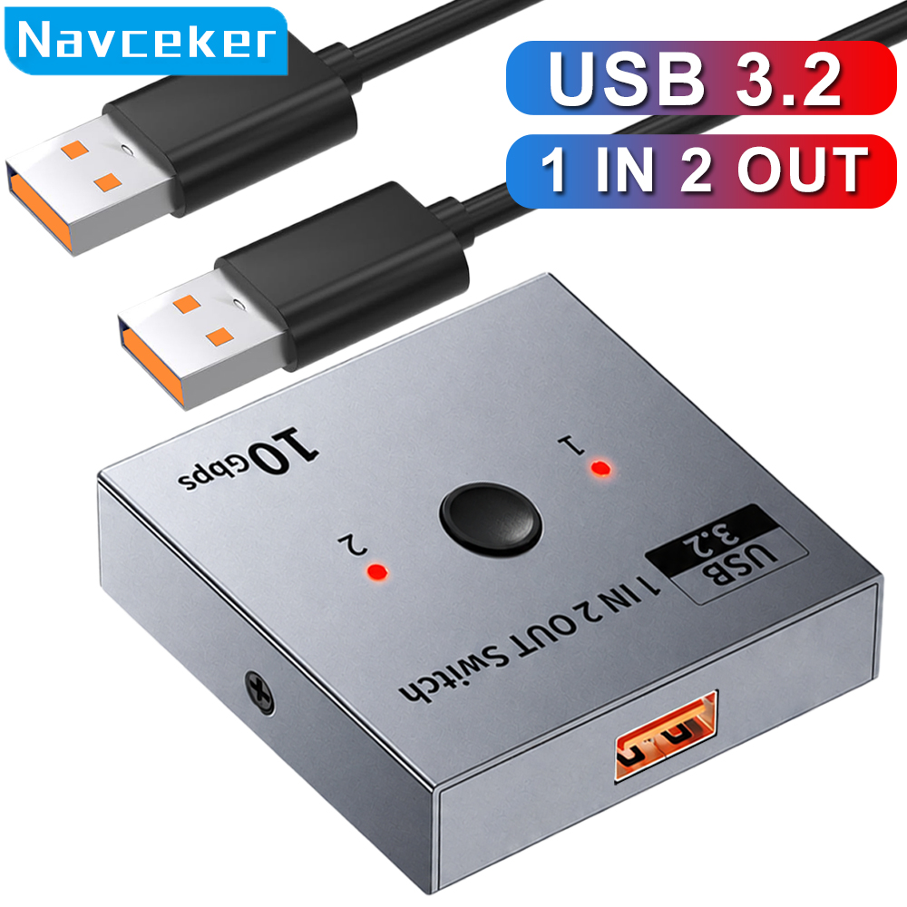 محول KVM USB 3.2 من نافسيكر 1× - مراجعة Keyboard Tenkeyless وسعره