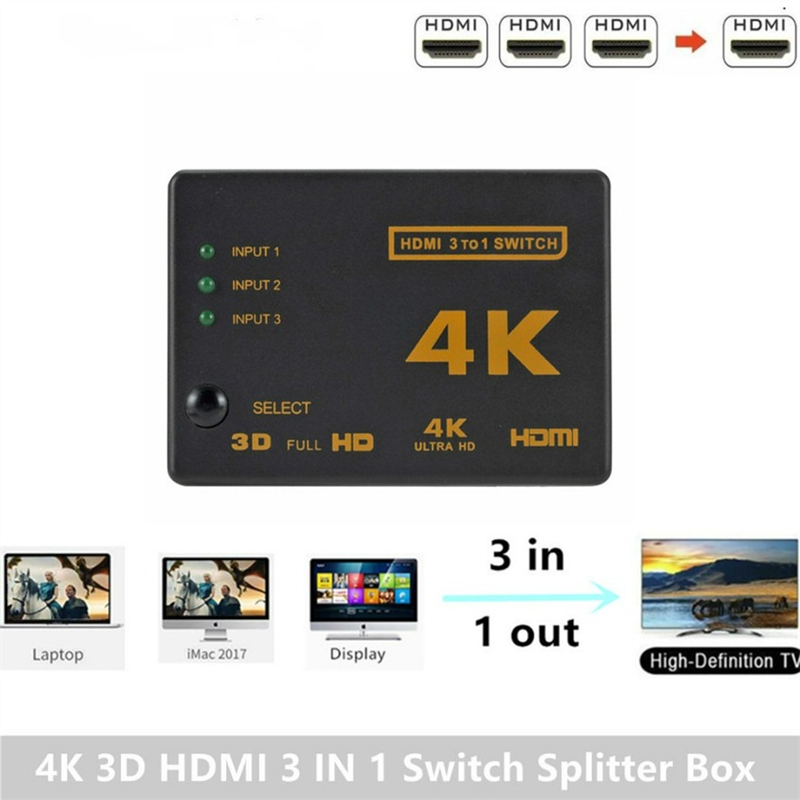 محول 4K متوافق مع HDMI ، 3 في  - مراجعة Esports Gaming Hub وسعره