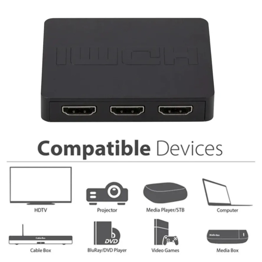 محول HDMI بثلاثة منافذ، 3 مداخ - مراجعة Esports Gaming Hub وسعره